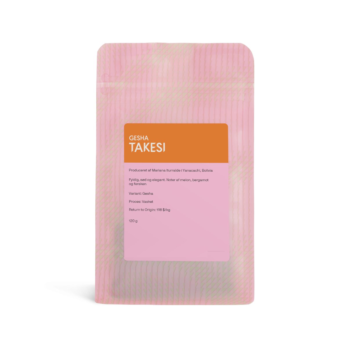 Bag of Takesi Gesha filter coffee